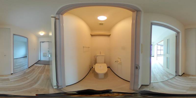 パノラマ画像トイレ