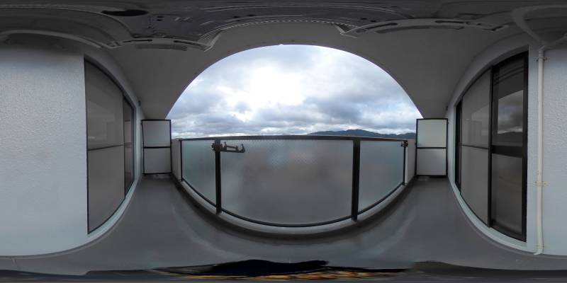 パノラマ画像バルコニー