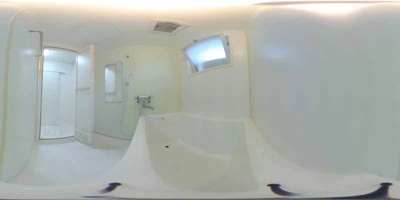 パノラマ画像バスルーム