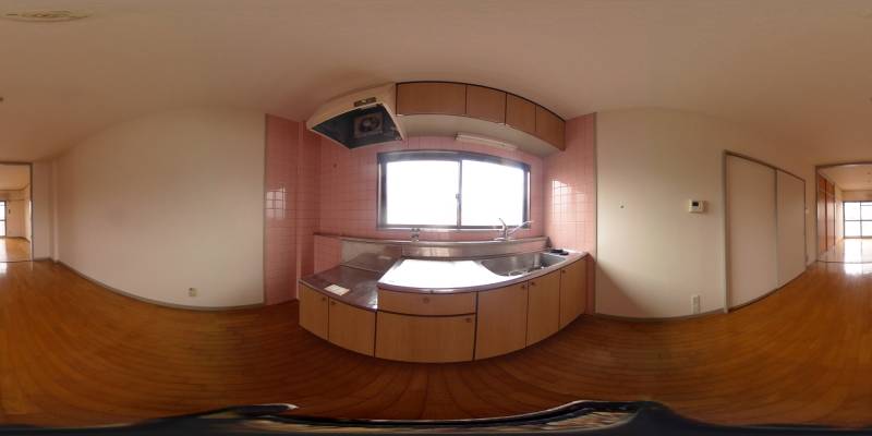 パノラマ画像寝室