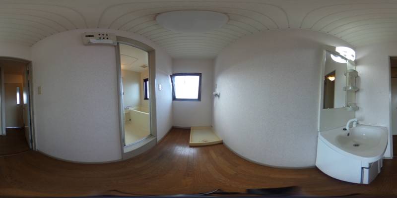 パノラマ画像洗面所