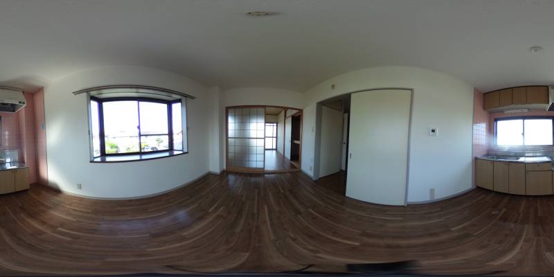 パノラマ画像リビング