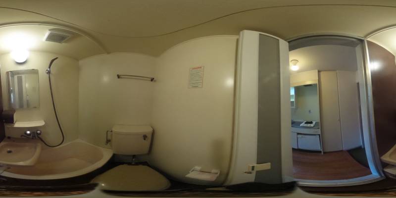 パノラマ画像バスルーム