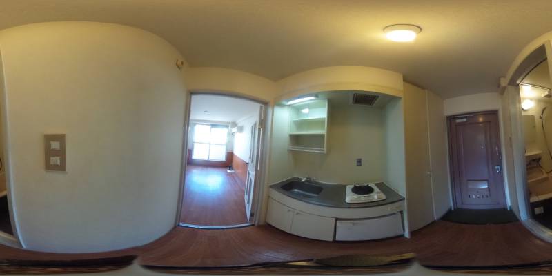 パノラマ画像キッチン