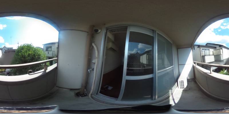 パノラマ画像バルコニー