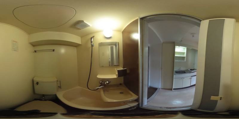 パノラマ画像バスルーム