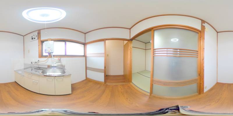 パノラマ画像キッチン