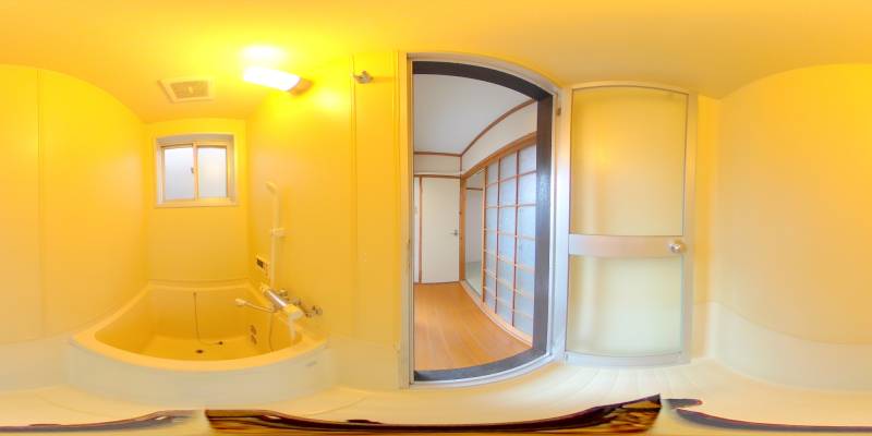 パノラマ画像バスルーム