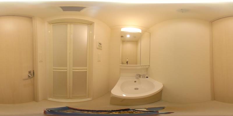 パノラマ画像洗面所