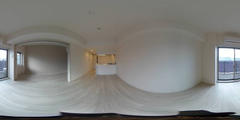 パノラマ画像リビング