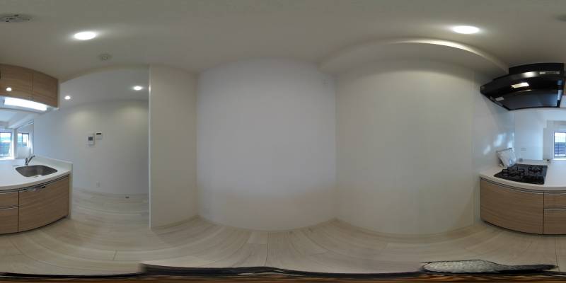 パノラマ画像キッチン