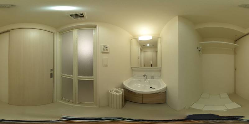 パノラマ画像洗面所