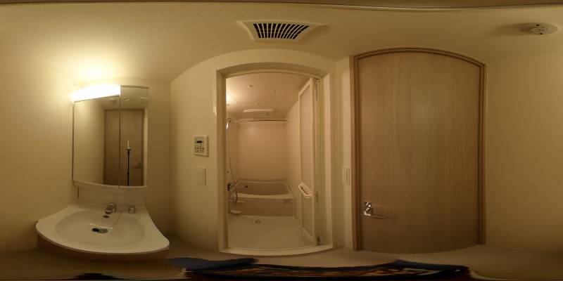 パノラマ画像洗面所