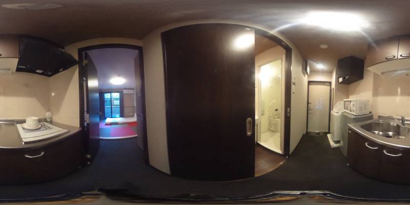 パノラマ画像キッチン