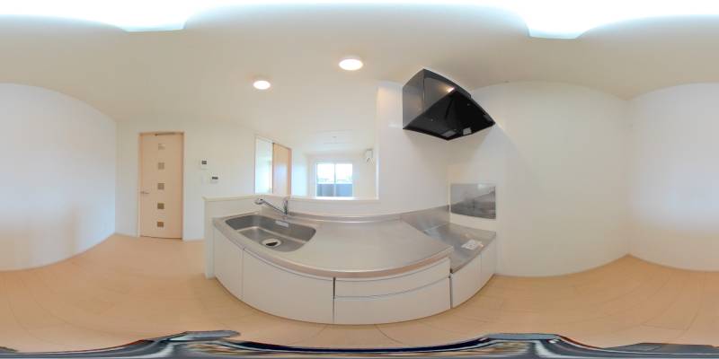 パノラマ画像キッチン