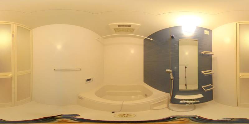 パノラマ画像バスルーム