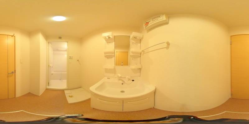 パノラマ画像洗面所