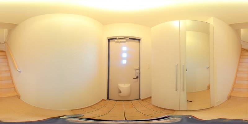 パノラマ画像玄関