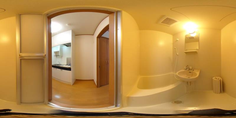 パノラマ画像バスルーム