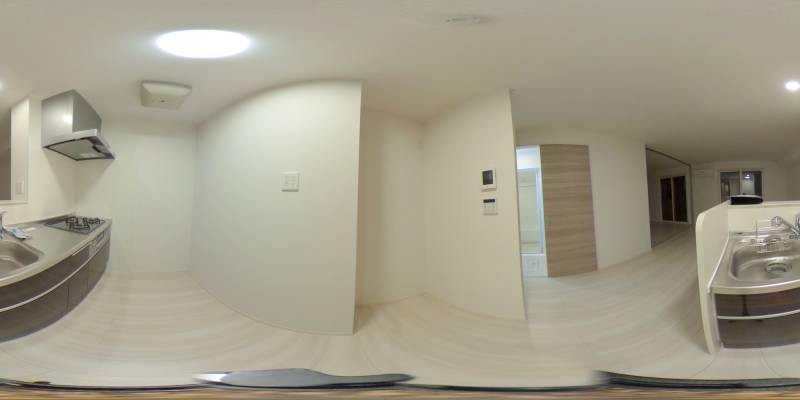 パノラマ画像キッチン