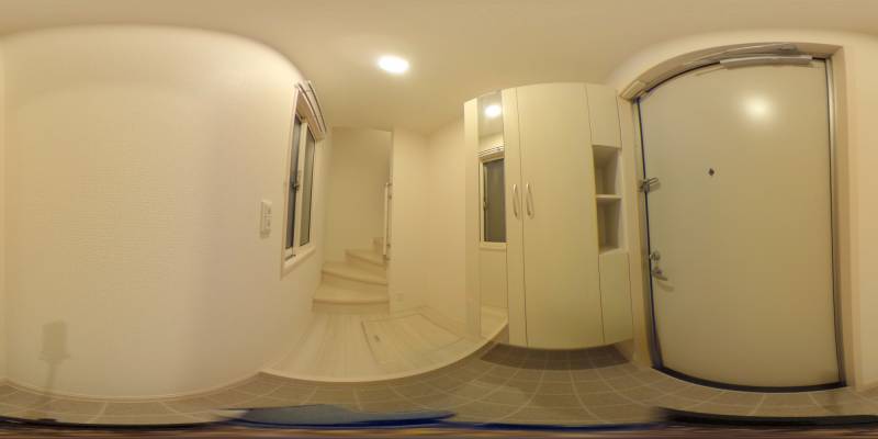 パノラマ画像玄関