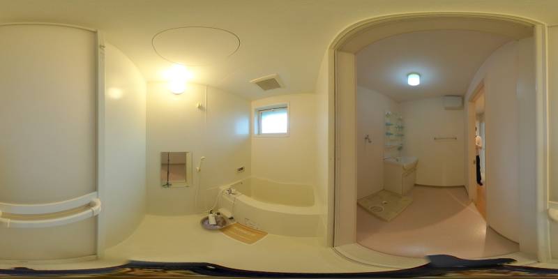 パノラマ画像バスルーム