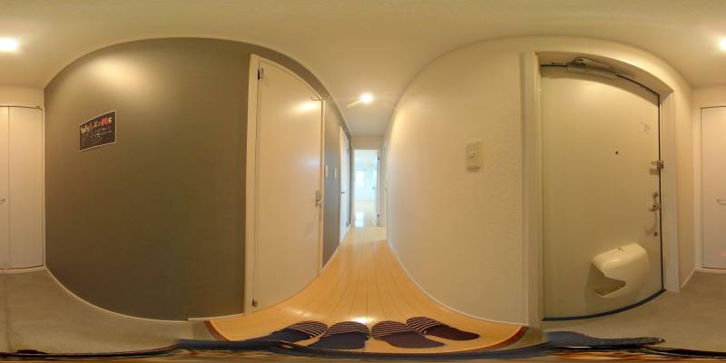 パノラマ画像玄関