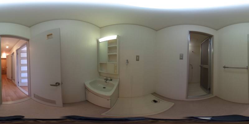 パノラマ画像洗面所