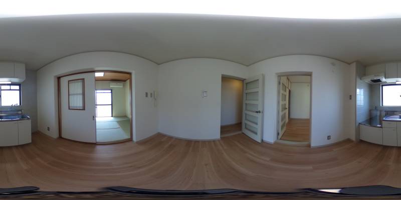 パノラマ画像キッチン