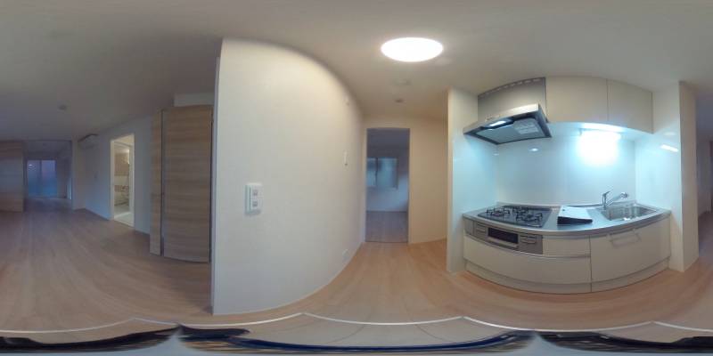 パノラマ画像キッチン