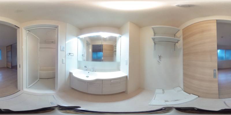 パノラマ画像洗面所