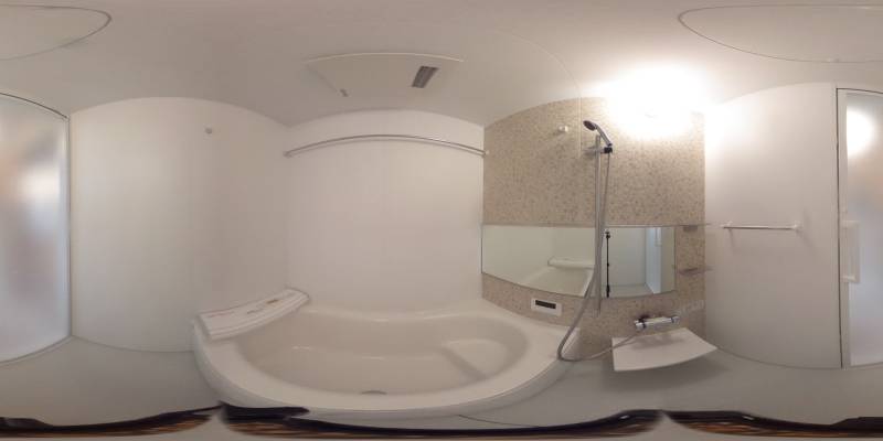 パノラマ画像バスルーム