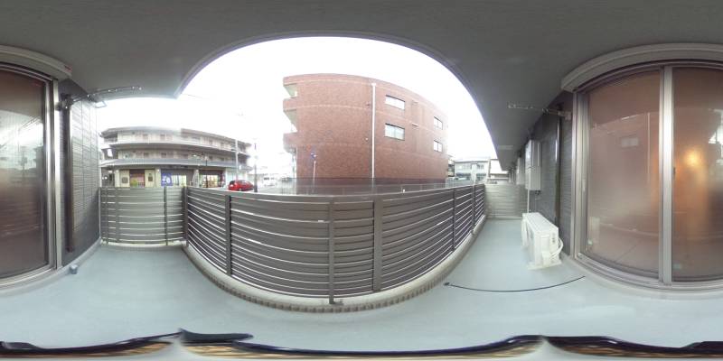 パノラマ画像バルコニー