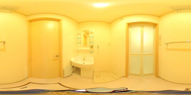 パノラマ画像洗面所