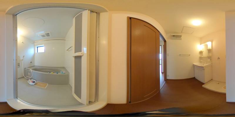 パノラマ画像バスルーム