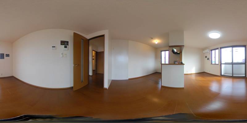 パノラマ画像リビング