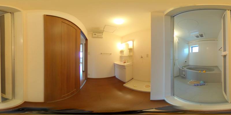 パノラマ画像バスルーム