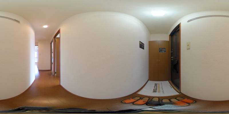 パノラマ画像玄関