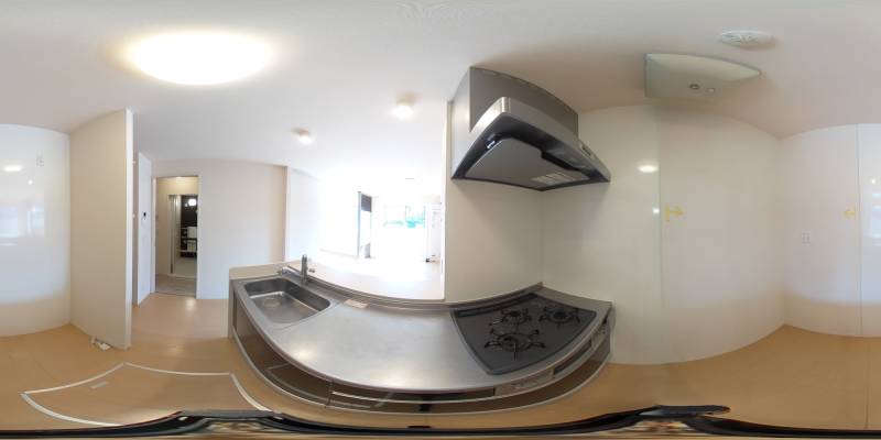 パノラマ画像キッチン