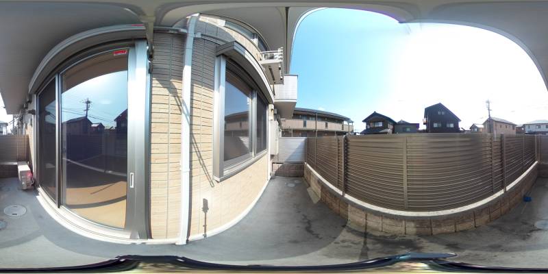 パノラマ画像バルコニー