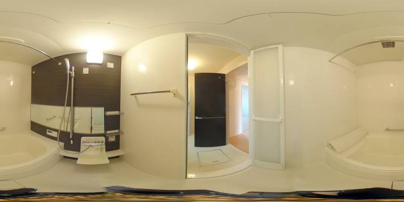 パノラマ画像洗面所