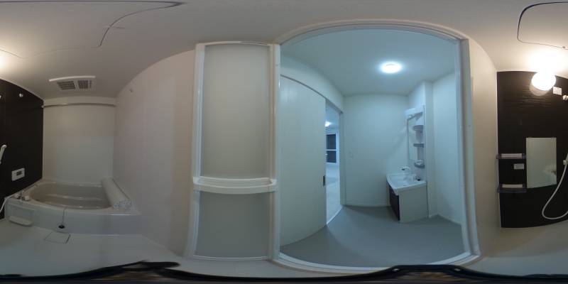 パノラマ画像バスルーム