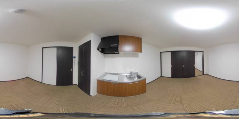 パノラマ画像キッチン