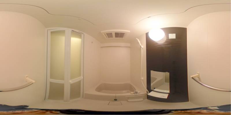 パノラマ画像バスルーム