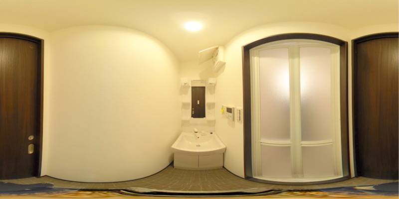 パノラマ画像洗面所