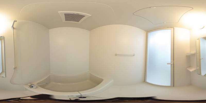 パノラマ画像バスルーム