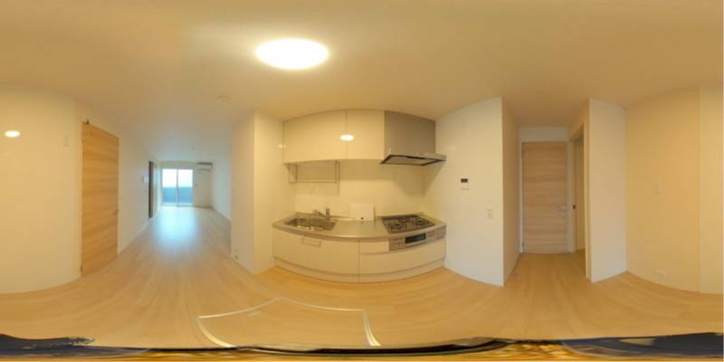 パノラマ画像キッチン