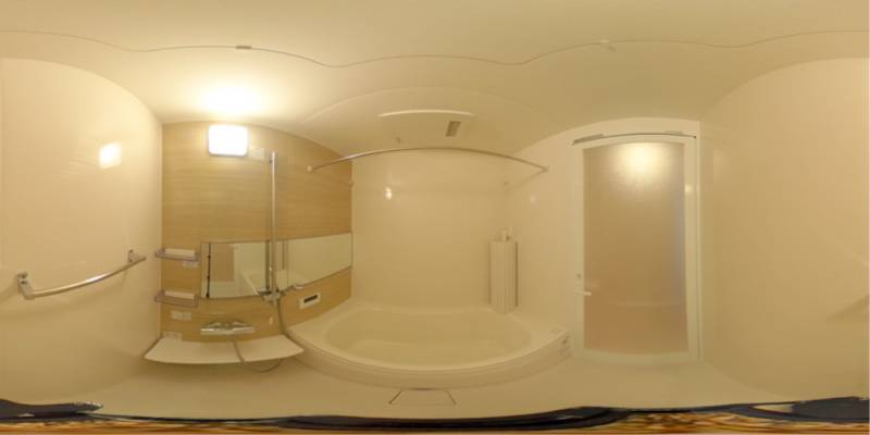 パノラマ画像バスルーム