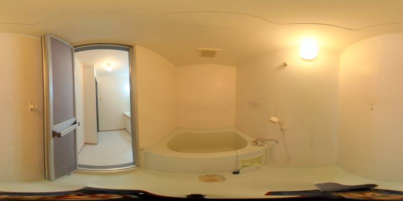 パノラマ画像バスルーム