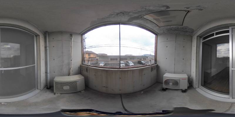 パノラマ画像バルコニー